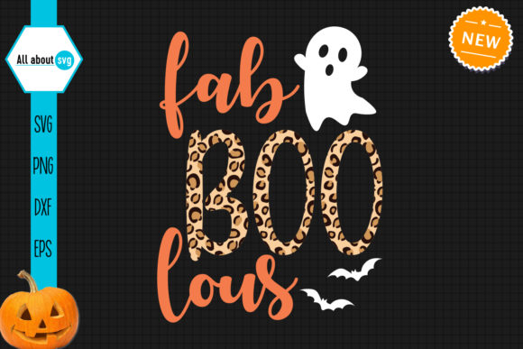Fab Boo Lous Svg, Leopard Print Svg